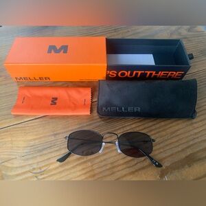 NEW Meller Suku Sunglasses All Black NWB